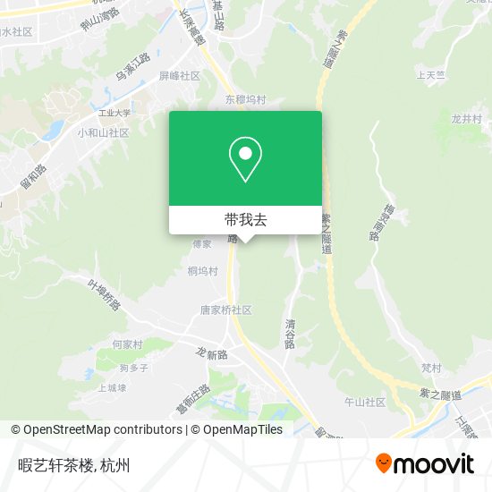 暇艺轩茶楼地图