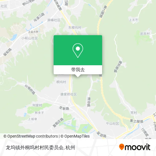 龙坞镇外桐坞村村民委员会地图