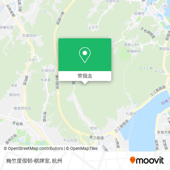 梅竺度假邨-棋牌室地图