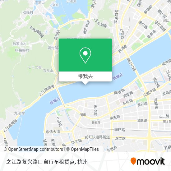 之江路复兴路口自行车租赁点地图
