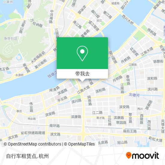 自行车租赁点地图