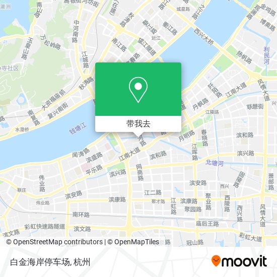 白金海岸停车场地图