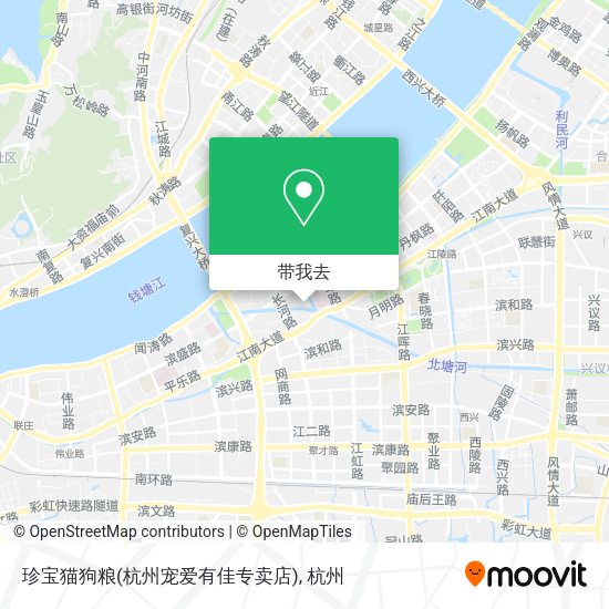 珍宝猫狗粮(杭州宠爱有佳专卖店)地图