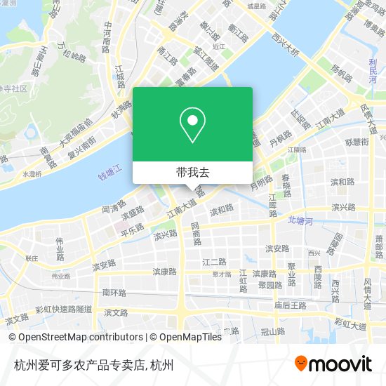 杭州爱可多农产品专卖店地图