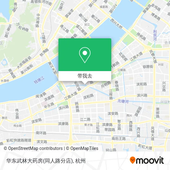 华东武林大药房(同人路分店)地图