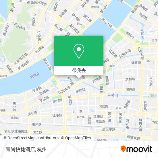 青尚快捷酒店地图
