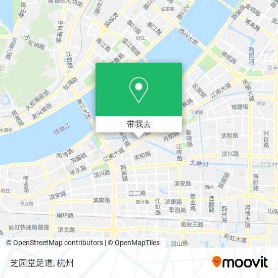 芝园堂足道地图