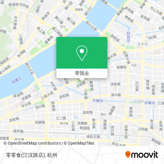 零零食(江汉路店)地图