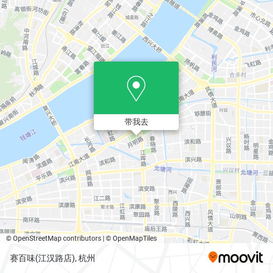 赛百味(江汉路店)地图