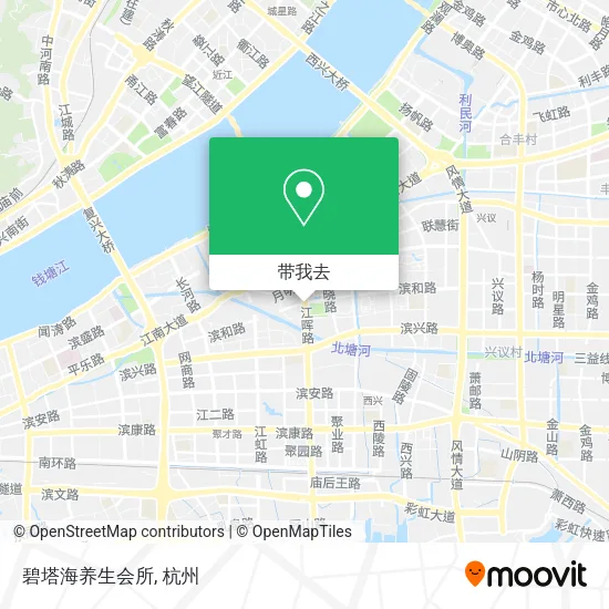 碧塔海养生会所地图