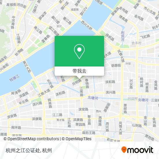 杭州之江公证处地图