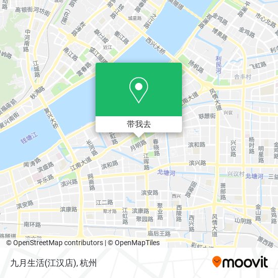 九月生活(江汉店)地图