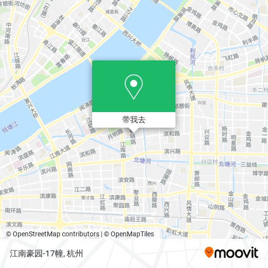 江南豪园-17幢地图