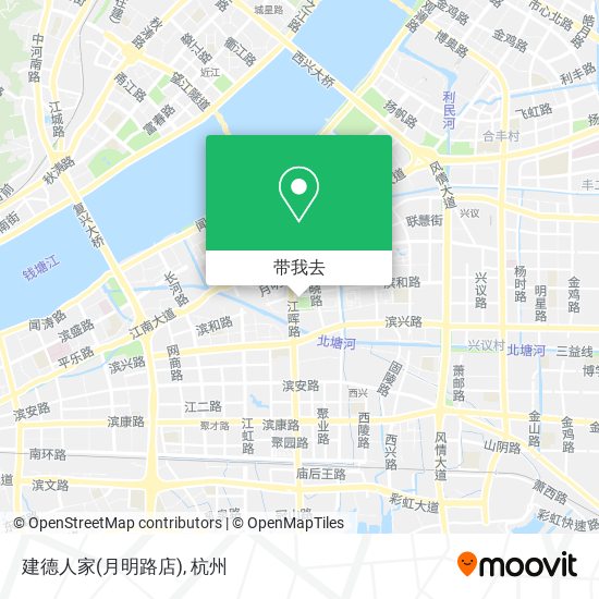 建德人家(月明路店)地图