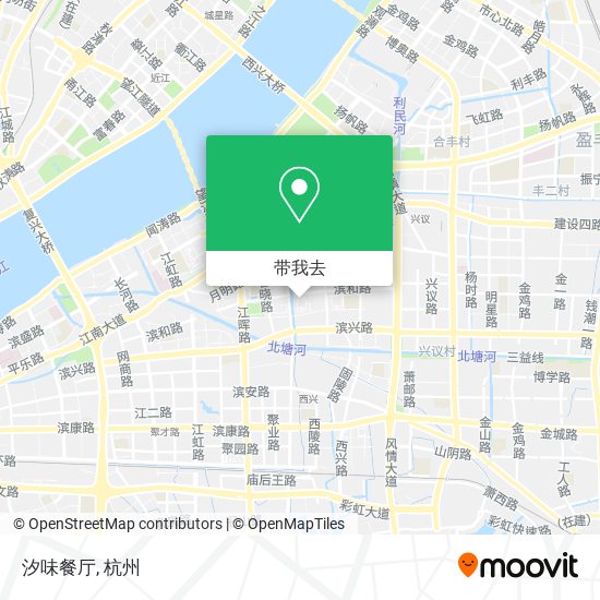 汐味餐厅地图