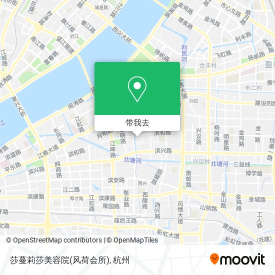 莎蔓莉莎美容院(风荷会所)地图