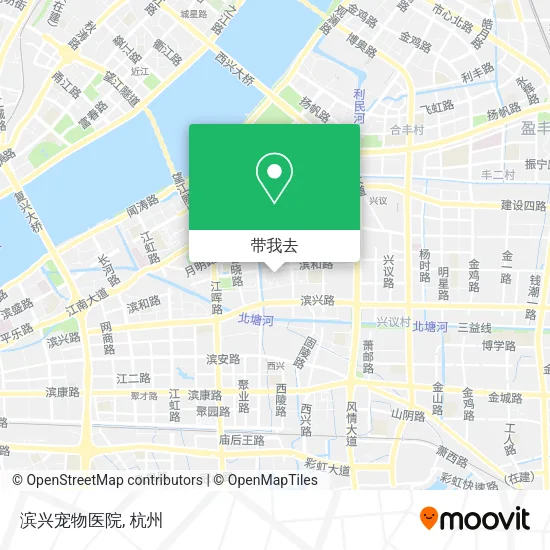 滨兴宠物医院地图
