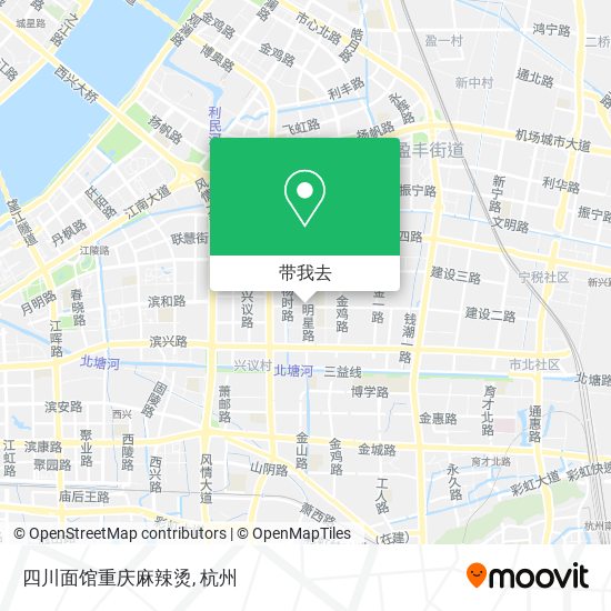 四川面馆重庆麻辣烫地图