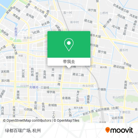 绿都百瑞广场地图