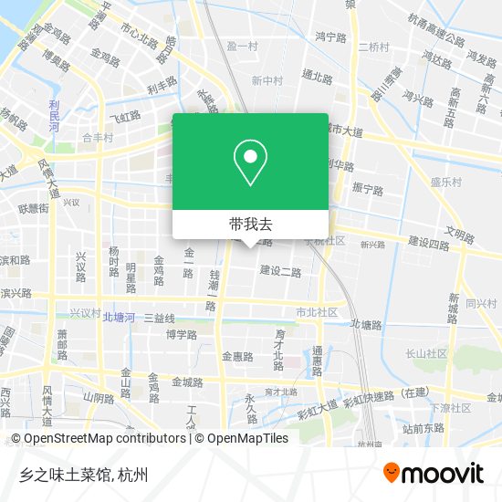 乡之味土菜馆地图