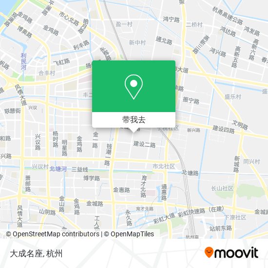 大成名座地图