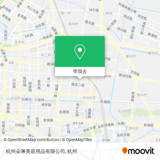 杭州朵琳美容用品有限公司地图