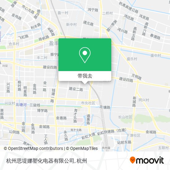 杭州思堤娜塑化电器有限公司地图