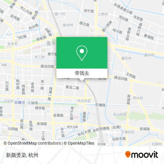 新颜烫染地图