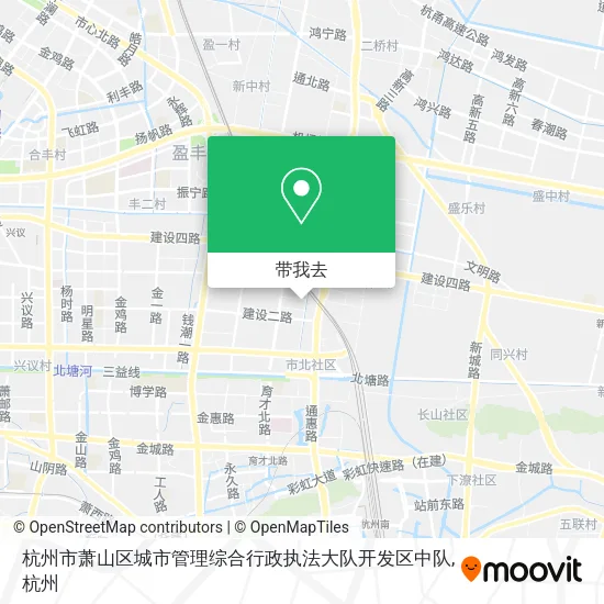 杭州市萧山区城市管理综合行政执法大队开发区中队地图