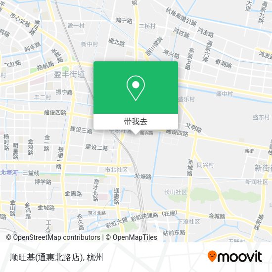 顺旺基(通惠北路店)地图