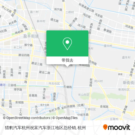 猎豹汽车杭州祝富汽车浙江地区总经销地图