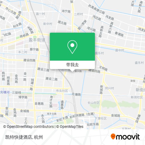 凯特快捷酒店地图