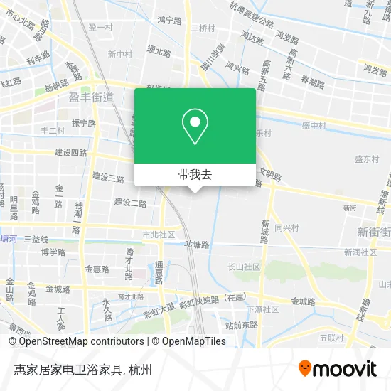 惠家居家电卫浴家具地图