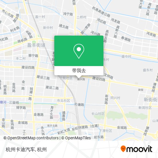 杭州卡迪汽车地图