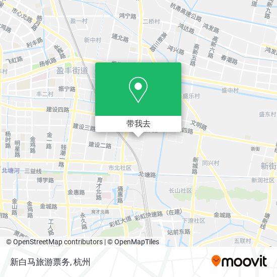 新白马旅游票务地图