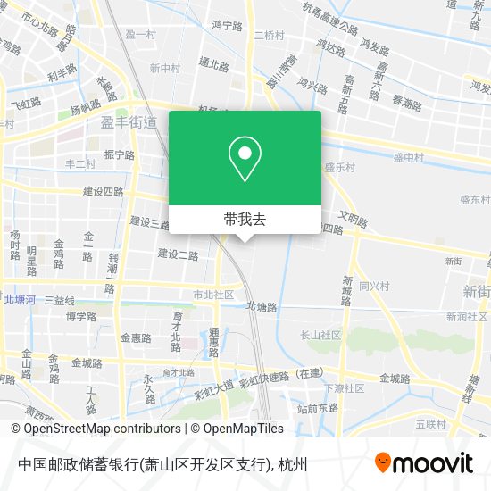 中国邮政储蓄银行(萧山区开发区支行)地图