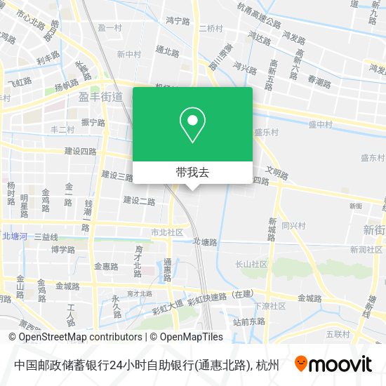 中国邮政储蓄银行24小时自助银行(通惠北路)地图