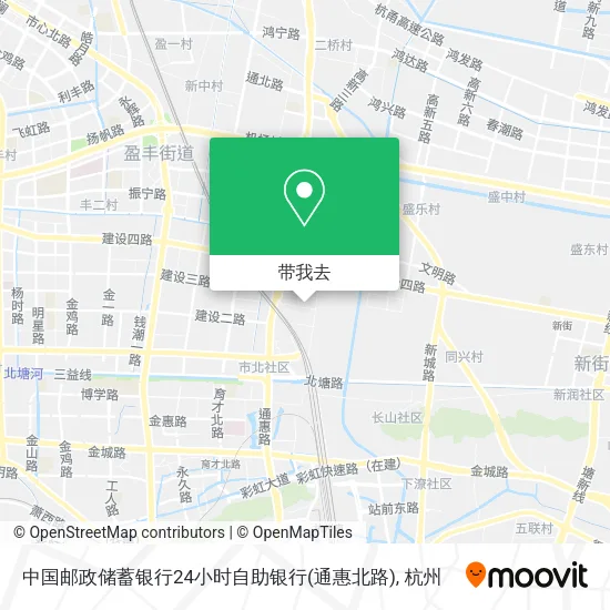 中国邮政储蓄银行24小时自助银行(通惠北路)地图