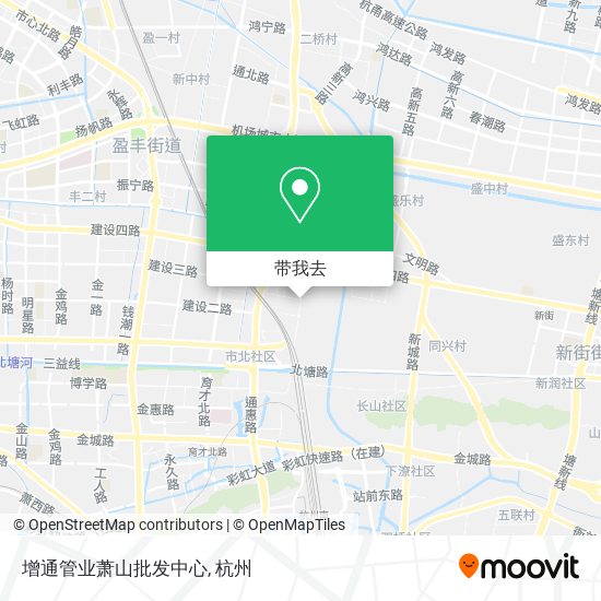 增通管业萧山批发中心地图
