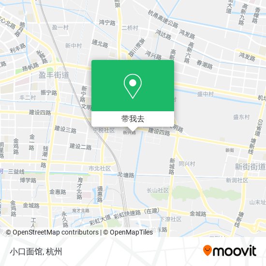小口面馆地图