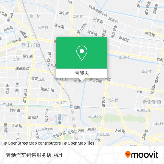 奔驰汽车销售服务店地图