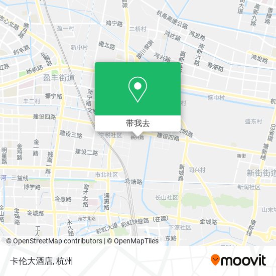 卡伦大酒店地图