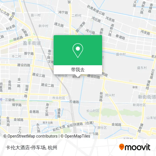 卡伦大酒店-停车场地图