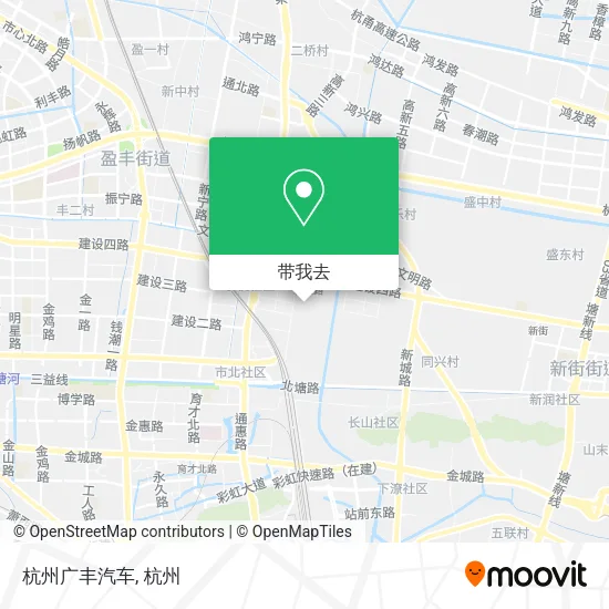 杭州广丰汽车地图