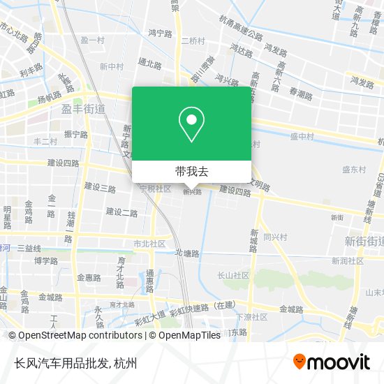 长风汽车用品批发地图