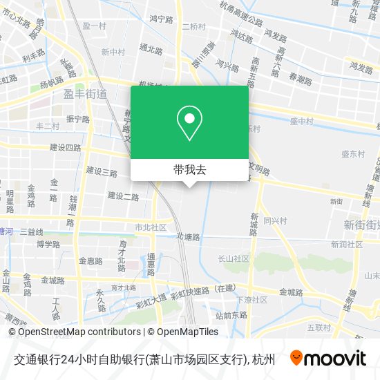 交通银行24小时自助银行(萧山市场园区支行)地图