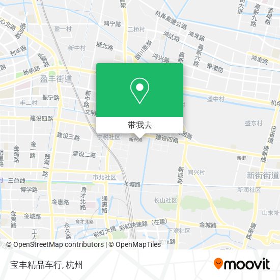 宝丰精品车行地图