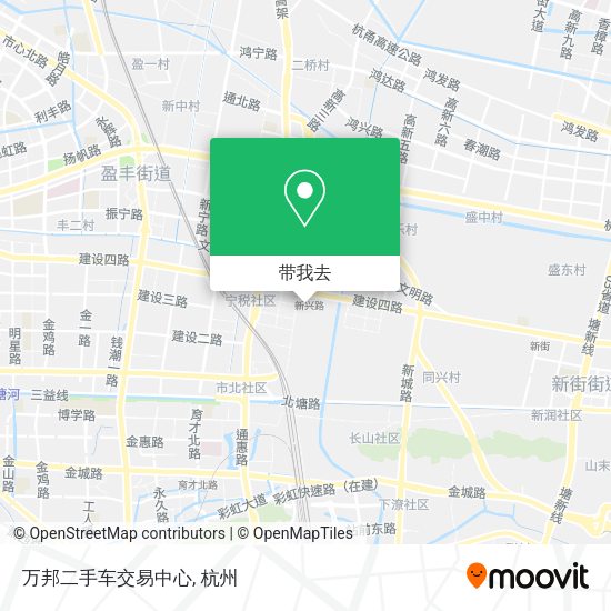万邦二手车交易中心地图