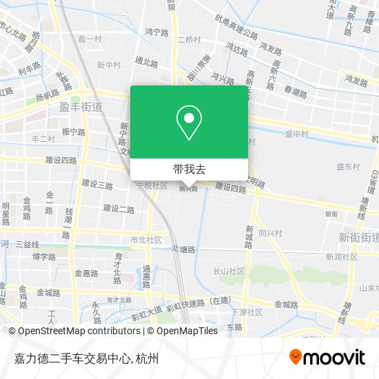 嘉力德二手车交易中心地图