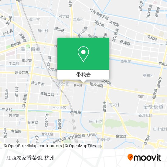 江西农家香菜馆地图